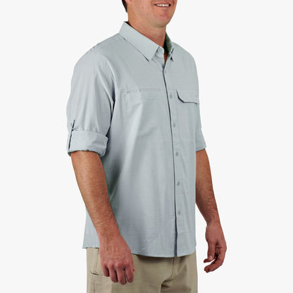 Mens AFTCO Air-O Mesh LS Fishing Button Up Shirts