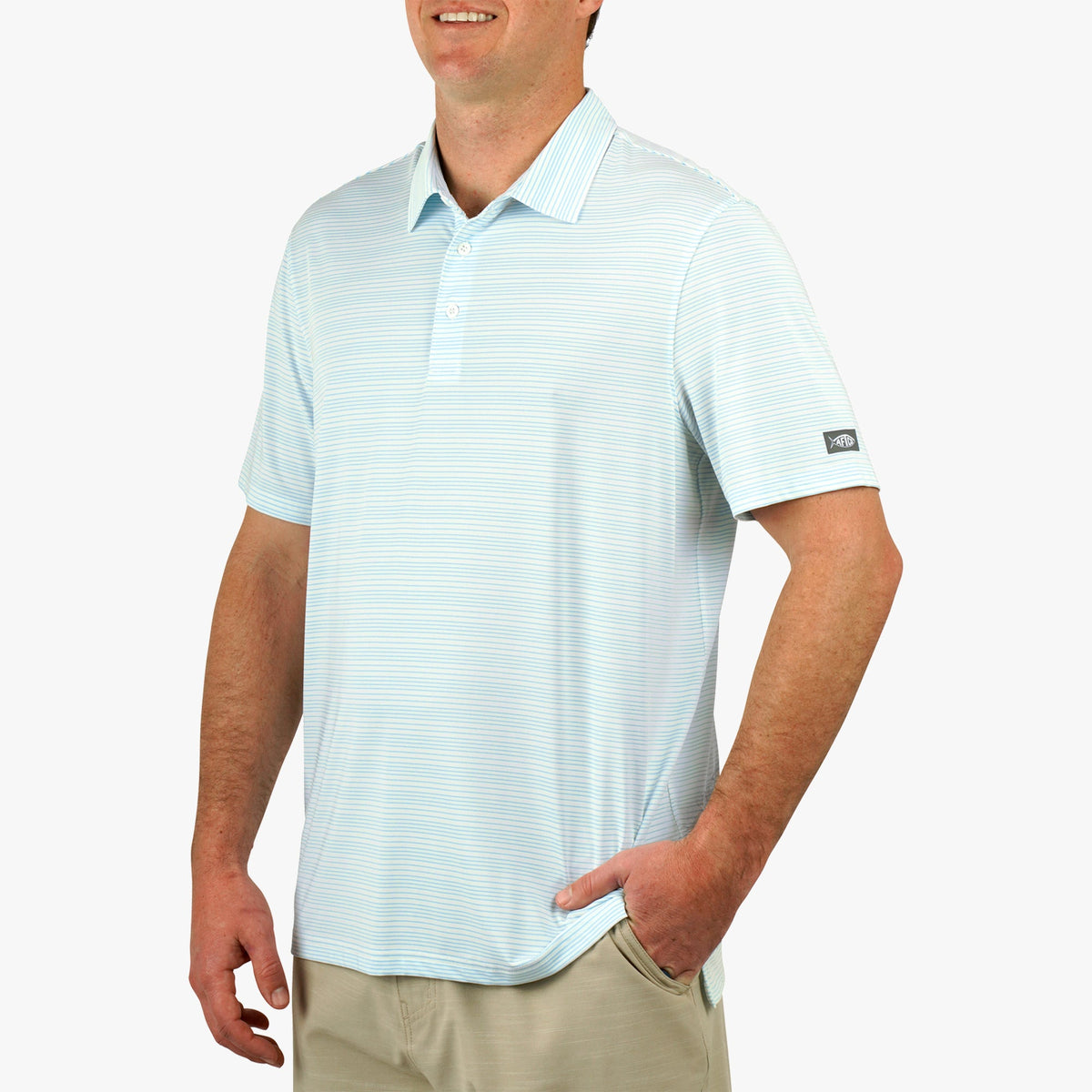 Mens AFTCO Link Performance Polo