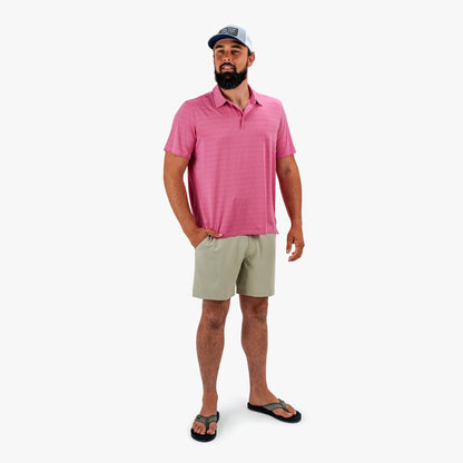 Mens AFTCO Link Performance Polo