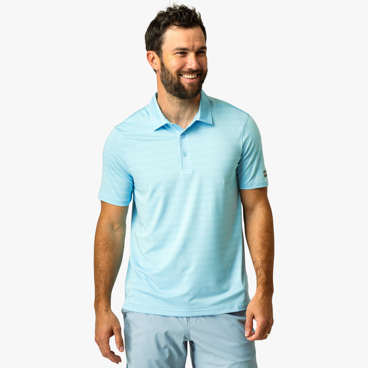 Mens AFTCO Link Performance Polo