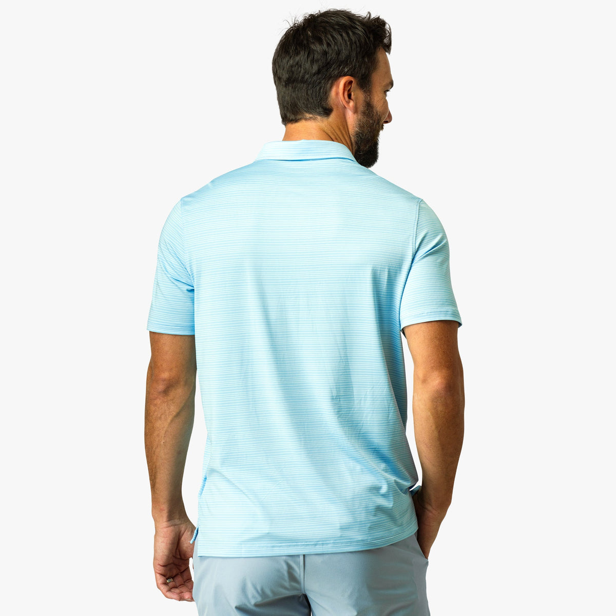 Mens AFTCO Link Performance Polo