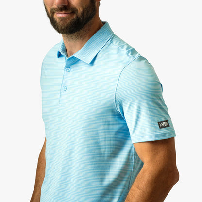 Mens AFTCO Link Performance Polo