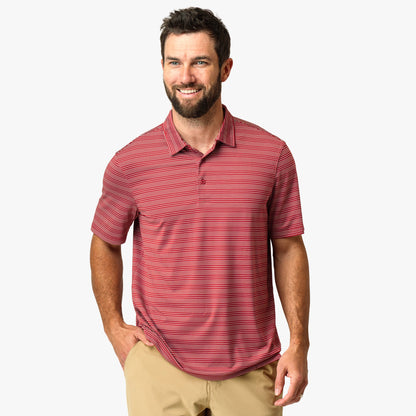Mens AFTCO Link Performance Polo