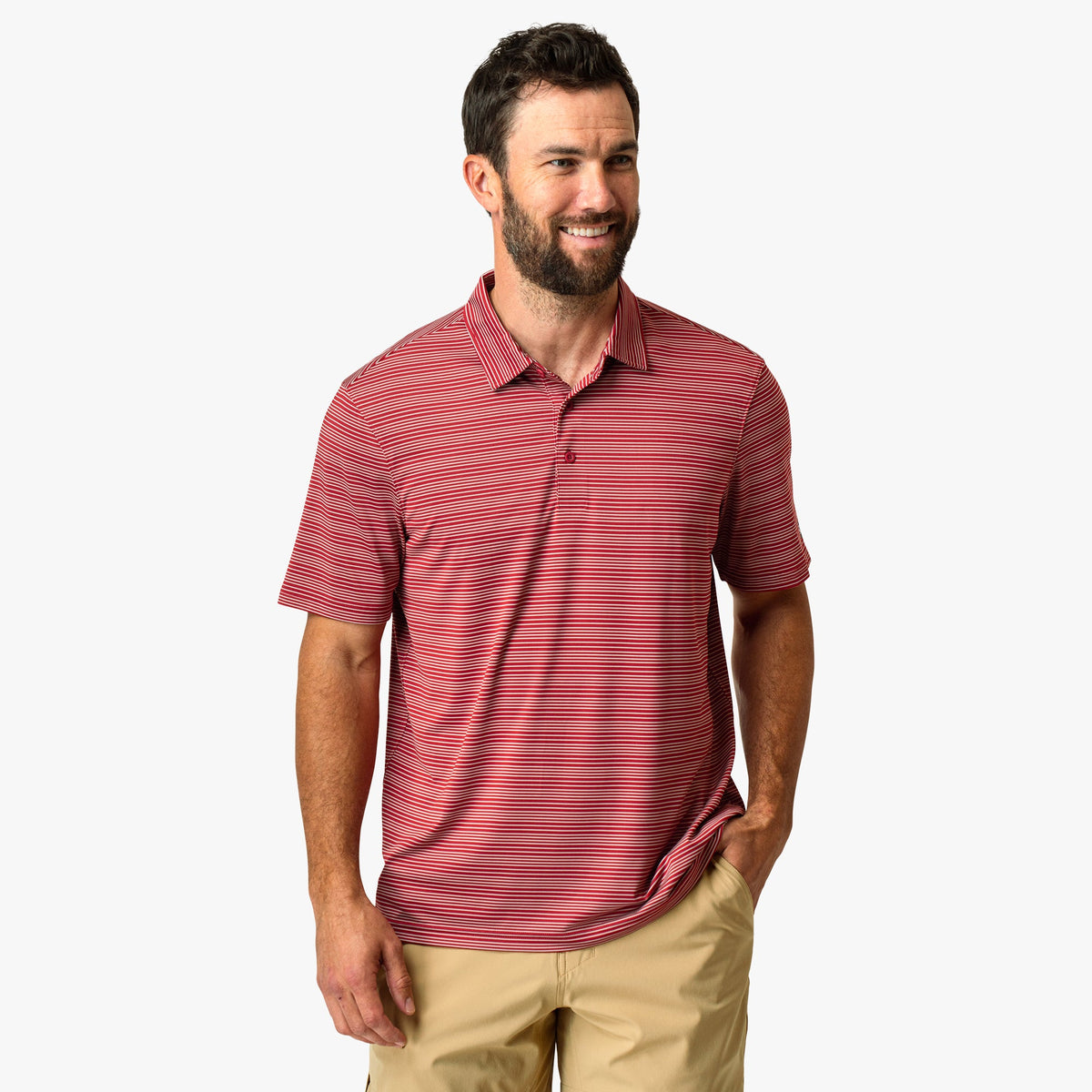 Mens AFTCO Link Performance Polo