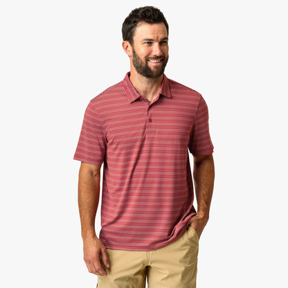 Mens AFTCO Link Performance Polo