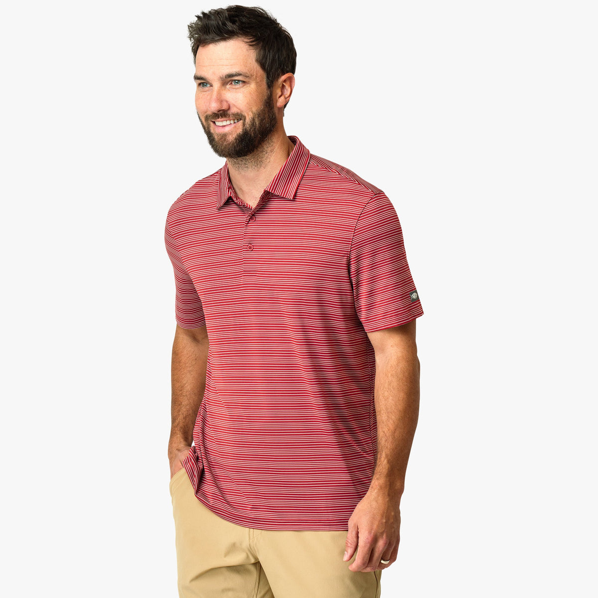 Mens AFTCO Link Performance Polo