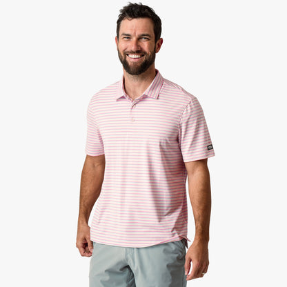 Mens AFTCO Link Performance Polo