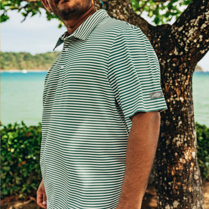 Mens AFTCO Link Performance Polo