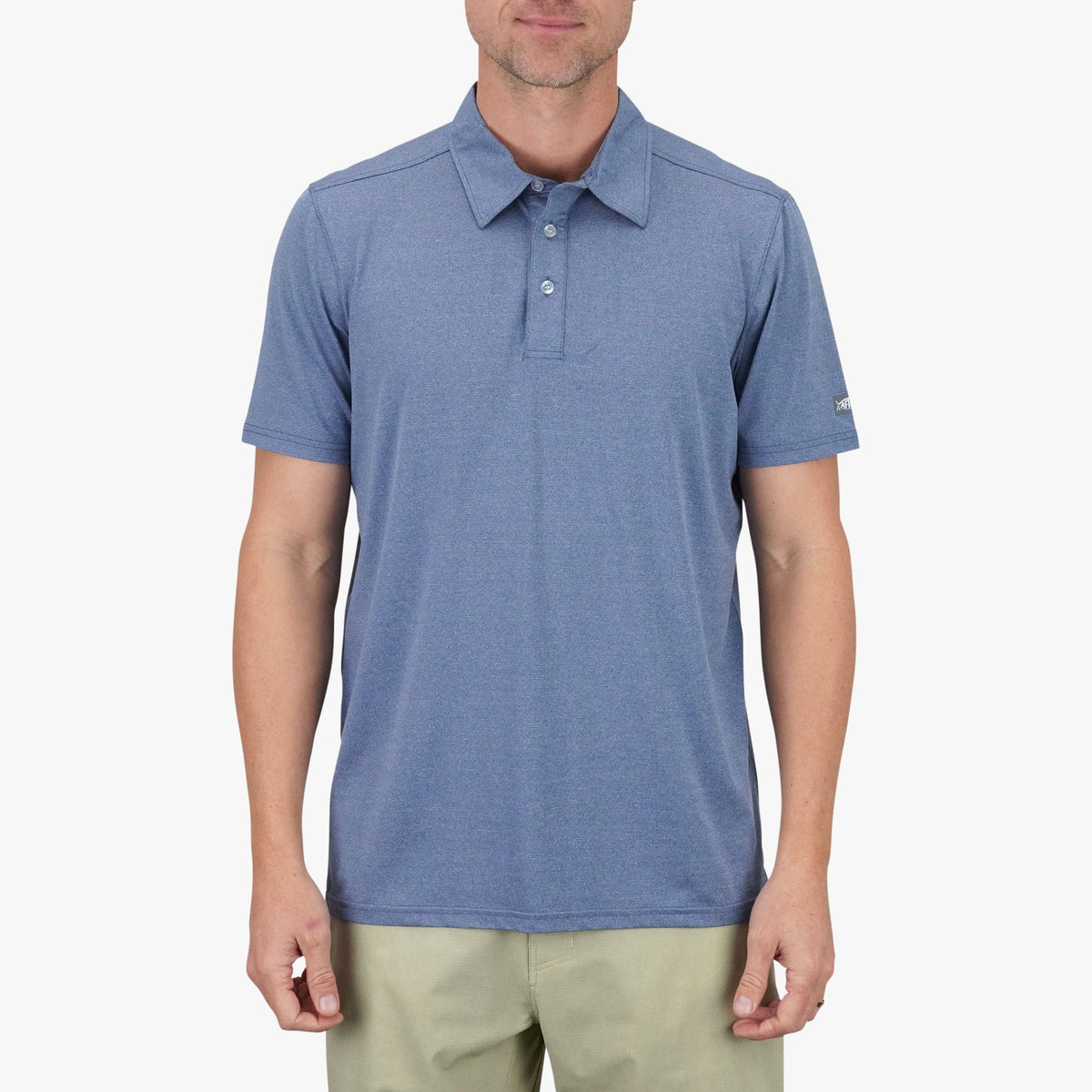 Mens AFTCO Air O Mesh Performance Polo