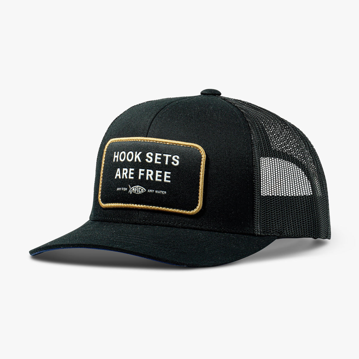Mens AFTCO Hook Sets Are Free Fishing Trucker Hat