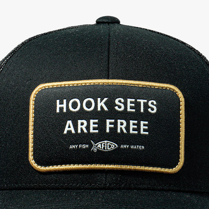 Mens AFTCO Hook Sets Are Free Fishing Trucker Hat