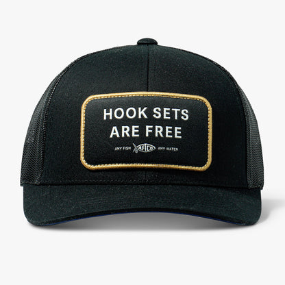 Mens AFTCO Hook Sets Are Free Fishing Trucker Hat