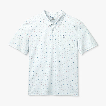 Mens AFTCO Fairwaves Boatbar Performance Polo