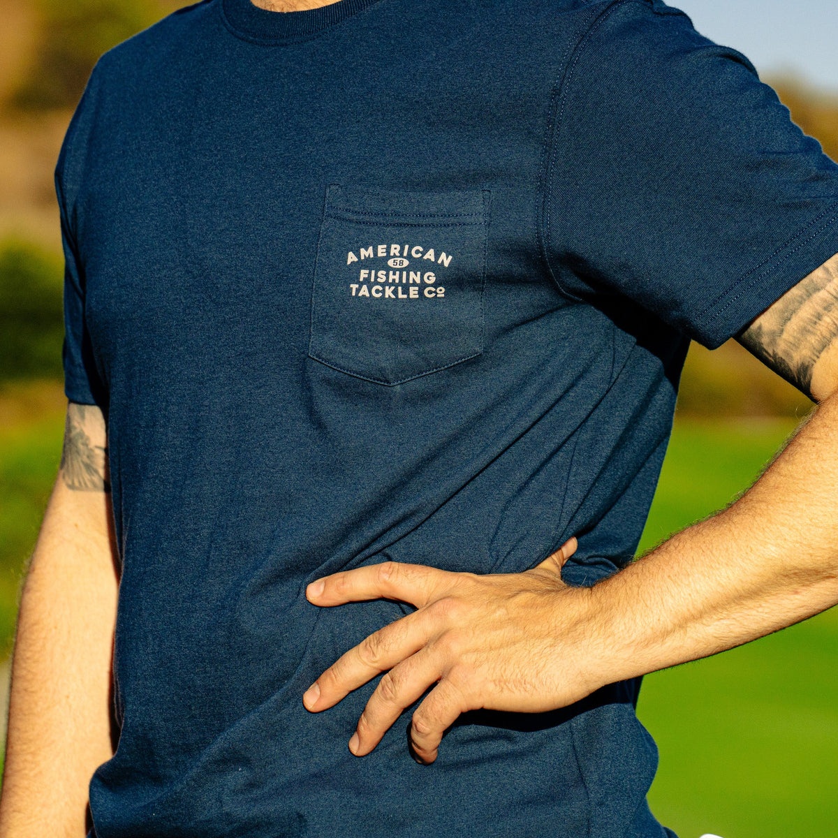 Mens AFTCO Fairwaves Water Hazard SS T-Shirt