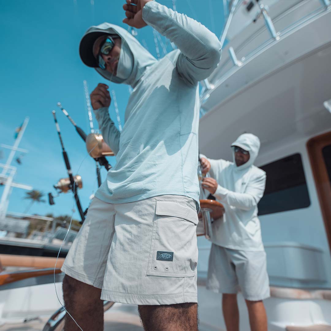 Mens AFTCO Deckhand Fishing Shorts