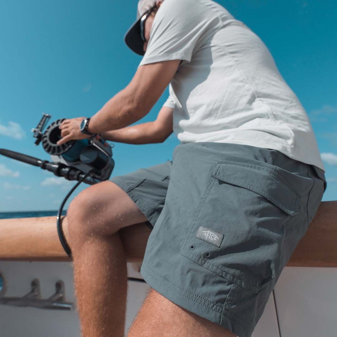 Mens AFTCO Deckhand Fishing Shorts