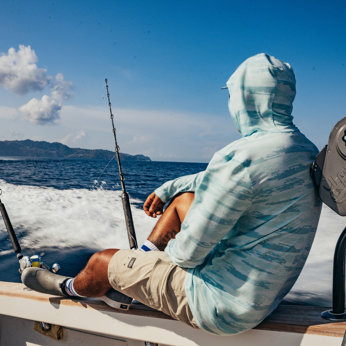 Mens AFTCO Deckhand Fishing Shorts