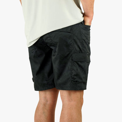 Mens AFTCO Deckhand Camo Fishing Cargo Shorts