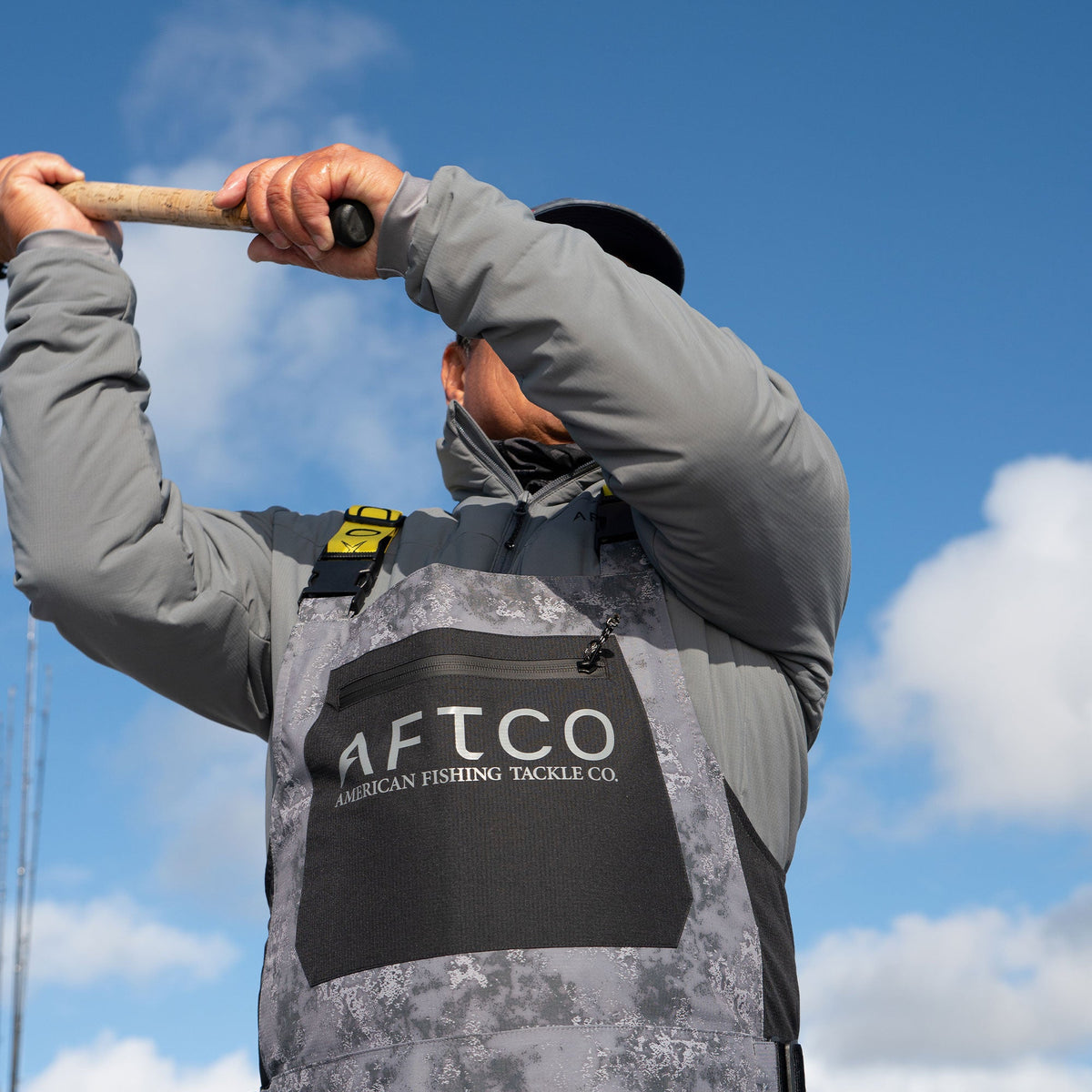 Mens AFTCO Barricade Bibs For Rain