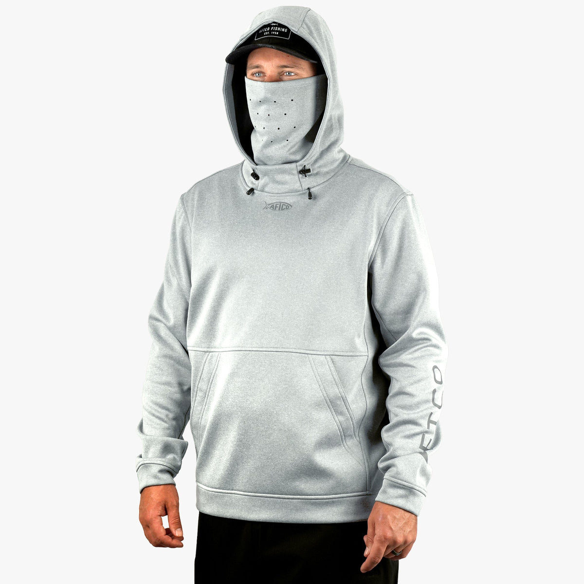 Mens AFTCO Reaper Hoodie: technical fishing sweatshirt by AFTCO