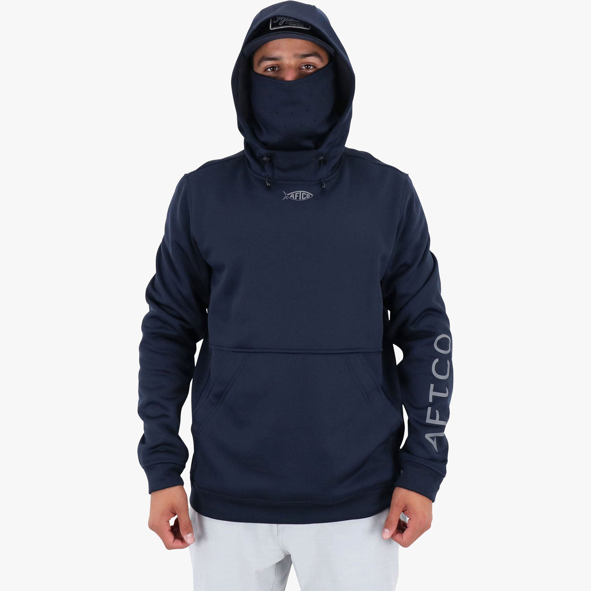 Mens AFTCO Reaper Hoodie: technical fishing sweatshirt by AFTCO