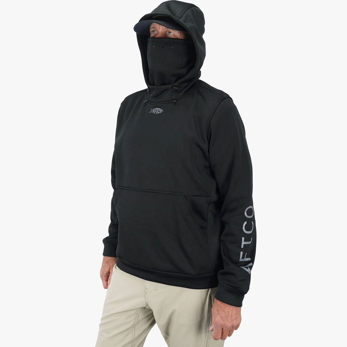 Mens AFTCO Reaper Hoodie: technical fishing sweatshirt by AFTCO