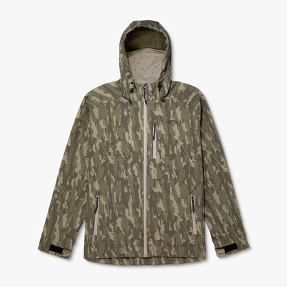 Mens AFTCO Reaper Tactical Zip Up Camo Softshell Jacket