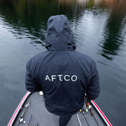 Mens AFTCO Fortress Fishing Rain Jacket