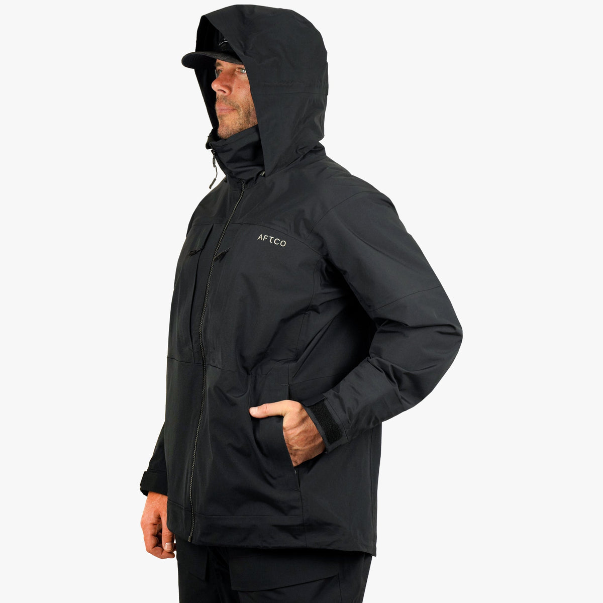 Mens AFTCO Fortress Fishing Rain Jacket