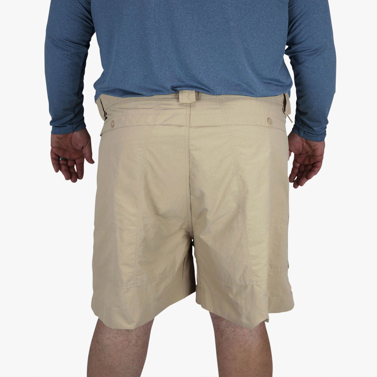Mens AFTCO Original Mens Fishing Shorts Long - Classic Colors - AFTCO