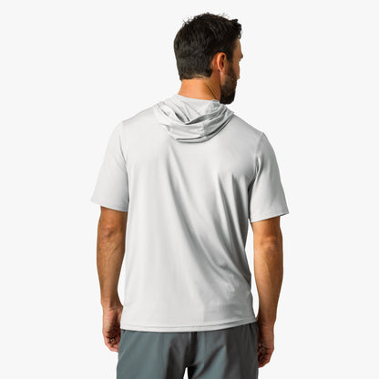 Mens AFTCO Samurai Short Sleeve Hooded Sun Protection Shirt