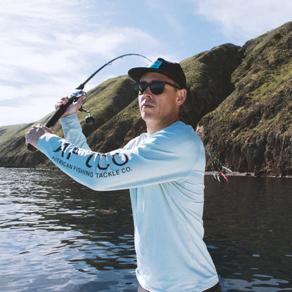 Mens AFTCO AFTCO x Kicker Samurai LS Sun Protection Shirt