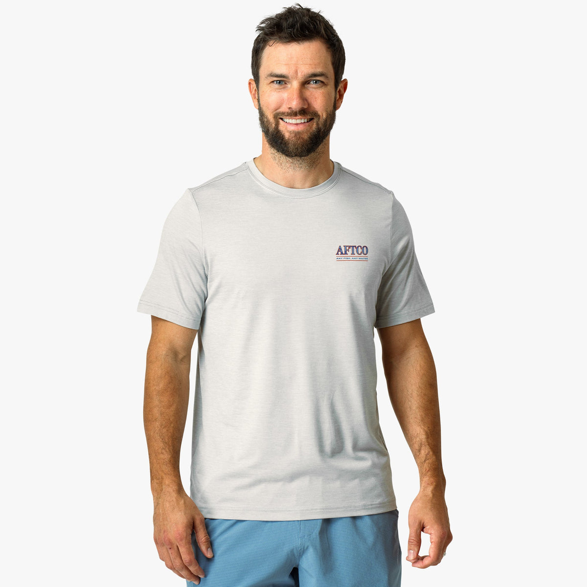 Mens AFTCO Undercover Short Sleeve Sun Protection Shirt