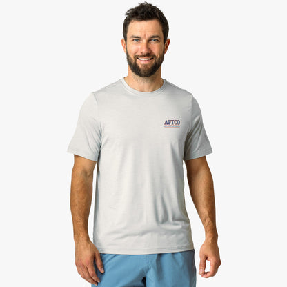 Mens AFTCO Undercover Short Sleeve Sun Protection Shirt
