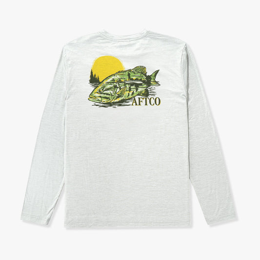 Mens AFTCO Reflection Long Sleeve Sun Protection Shirt