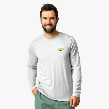 Mens AFTCO Reflection Long Sleeve Sun Protection Shirt