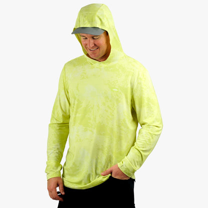 Mens AFTCO Ocean Bound Hooded Performance Shirt