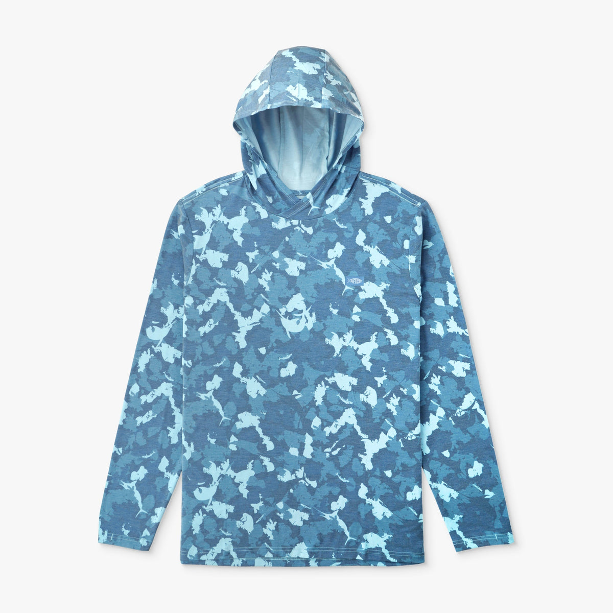 Mens AFTCO Ocean Bound Hooded Performance Shirt