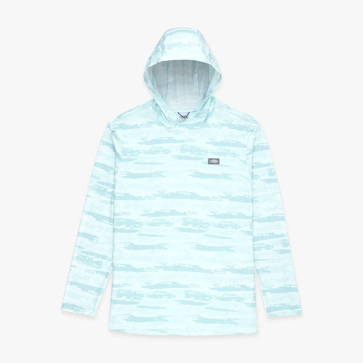 Mens AFTCO Ocean Bound Hooded Performance Shirt