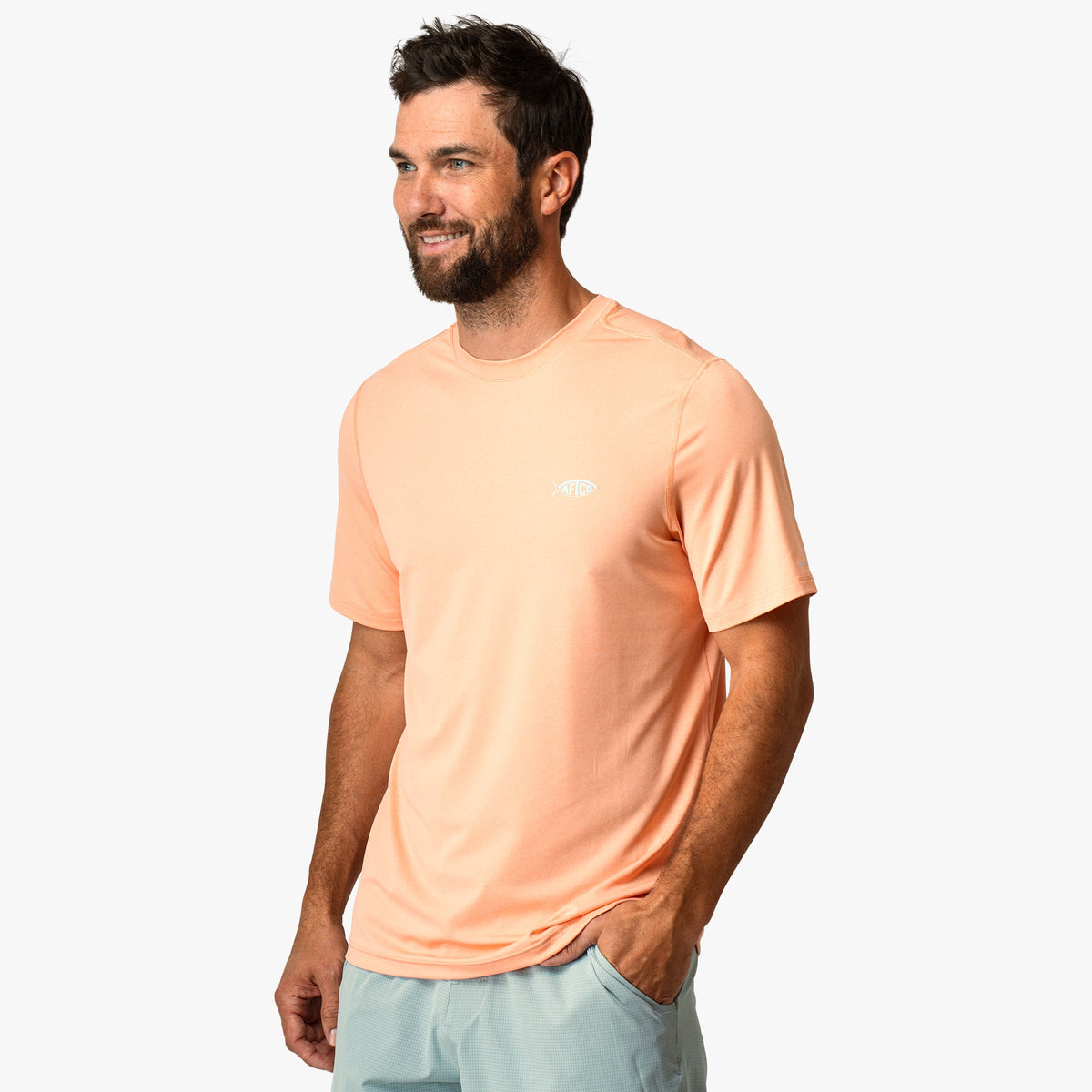 Mens AFTCO Samurai SS Performance Shirt