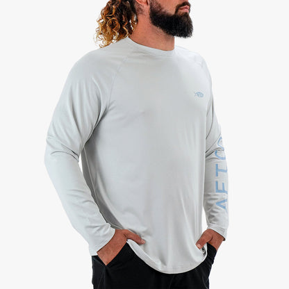 Mens AFTCO Men's Long Sleeve Sun Protection Shirt - Samurai by AFTCO