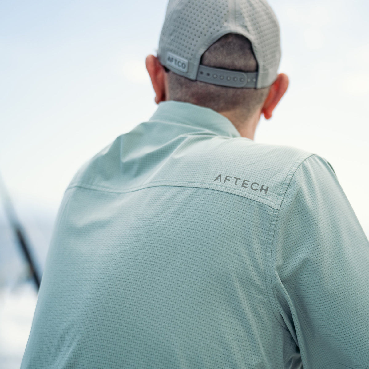 Mens AFTCO Air O Mesh SS Button Down Fishing Shirt