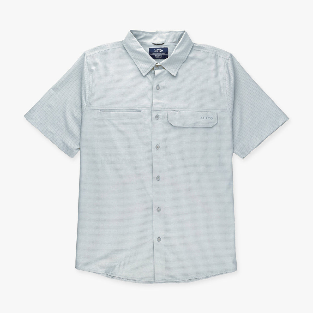 Mens AFTCO Air O Mesh SS Button Down Fishing Shirt