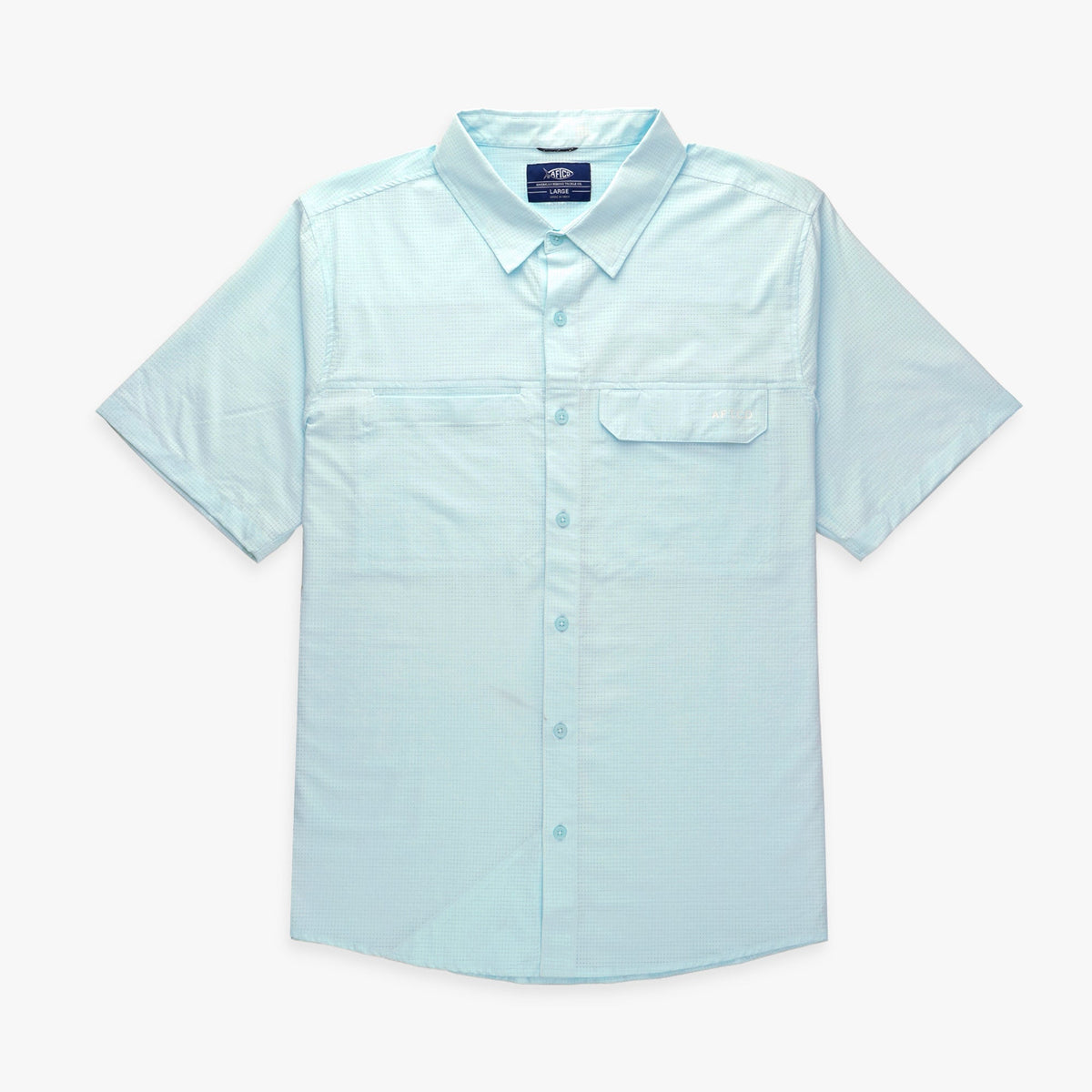 Mens AFTCO Air O Mesh SS Button Down Fishing Shirt
