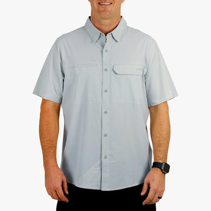 Mens AFTCO Air O Mesh SS Button Down Fishing Shirt