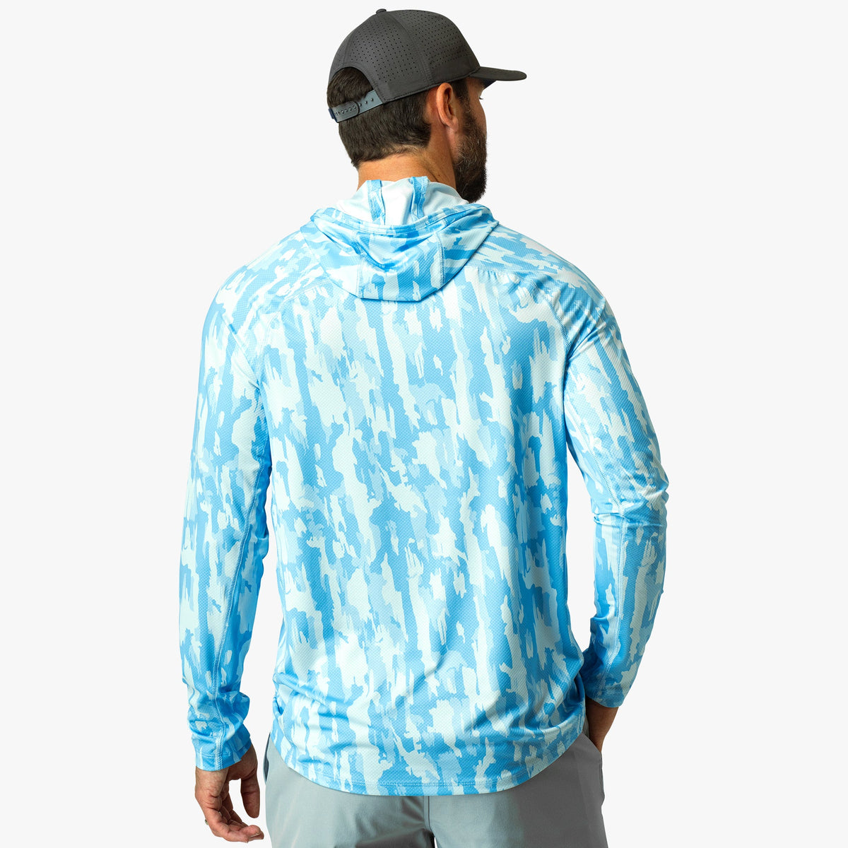 Mens AFTCO Adapt Phase Change Hooded Fishing Shirt