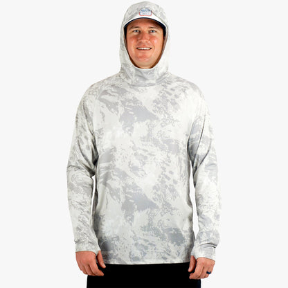 Mens AFTCO Adapt Phase Change Hooded Fishing Shirt