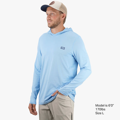 Mens AFTCO Air O Mesh Hooded Fishing Shirt