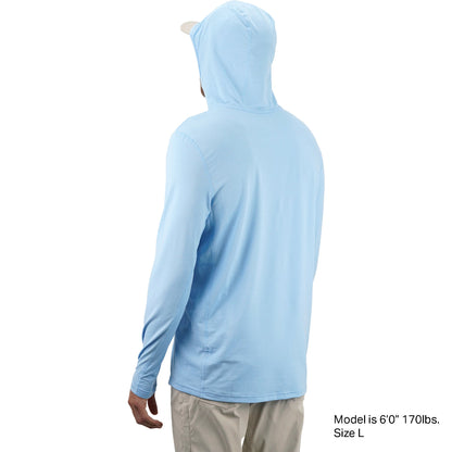 Mens AFTCO Air O Mesh Hooded Fishing Shirt
