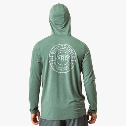 Mens AFTCO Ocean Bound LS UPF Fishing Shirts